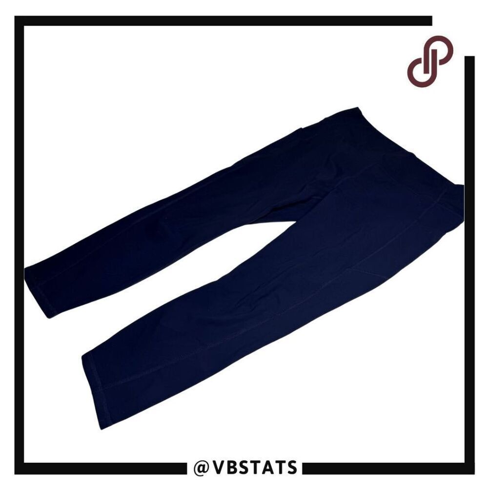 Fabletics Women's PureLuxe High Waist Ponte Knit Leggings Blue Size Medium